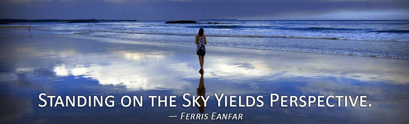 standing on the sky yields perspective ferris eanfar